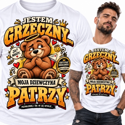 KOSZULKA JESTEM GRZECZNY